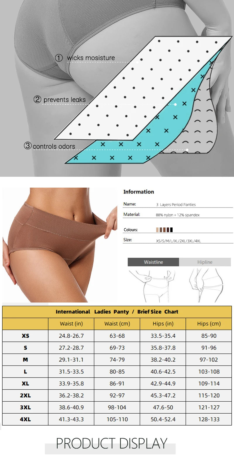 Reusable Period Underwear - Gentle Protection, Comfort & Confidence