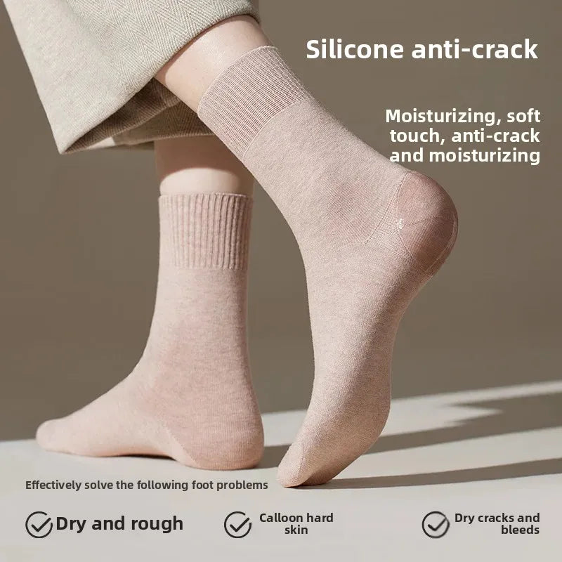 Crack-Resistant Pure Cotton Socks