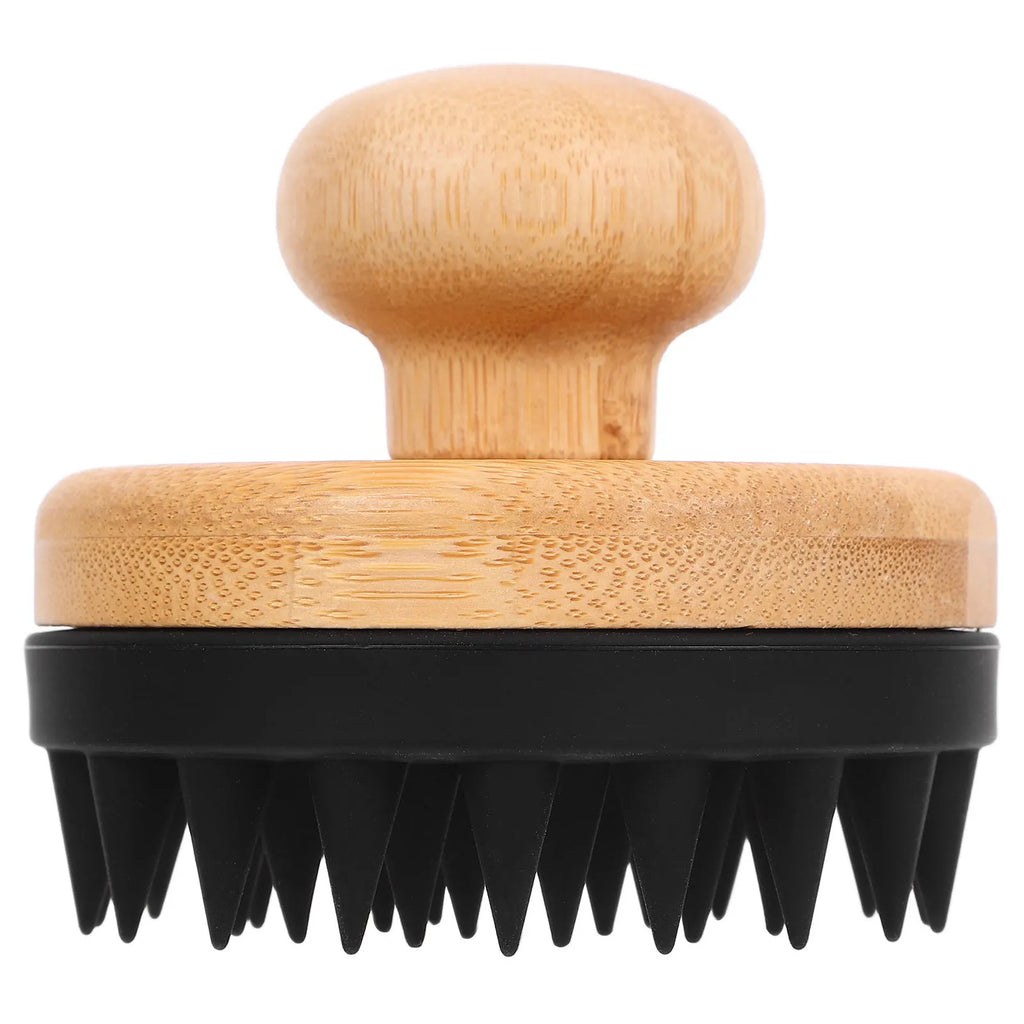 Bamboo Scalp Massager & Gentle Shampoo Brush
