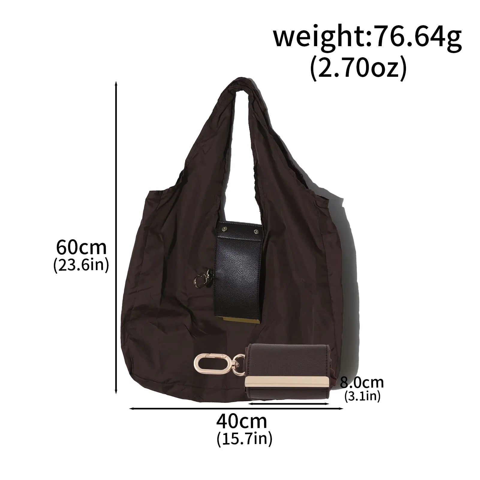 Foldable Keychain Shopping Bag