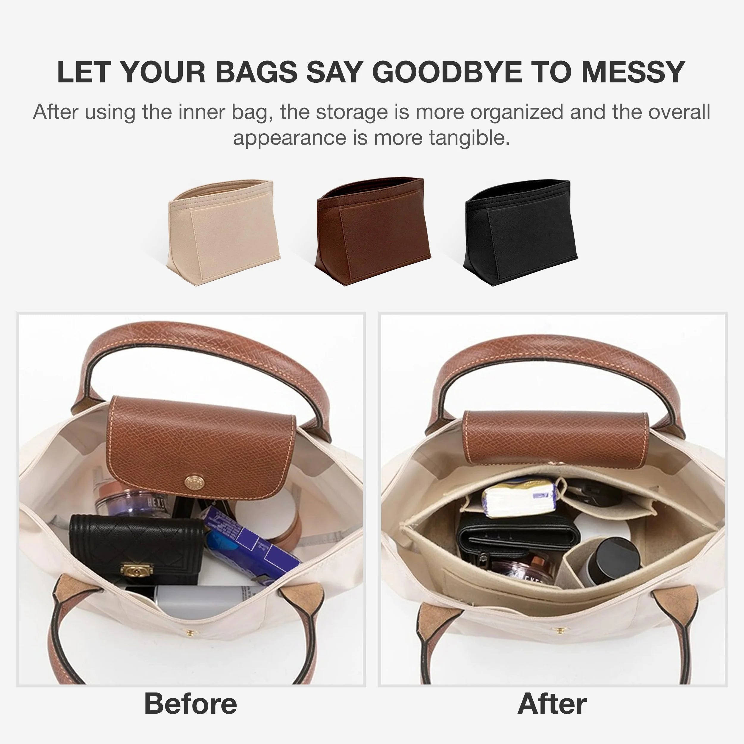 Felt Bag Fits Organiser