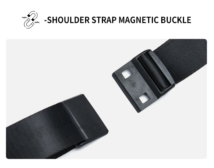 Premium Waterproof Crossbody Sling Bag with Magnetic Buckle