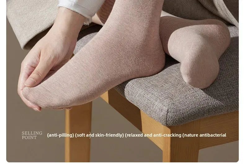 Crack-Resistant Pure Cotton Socks