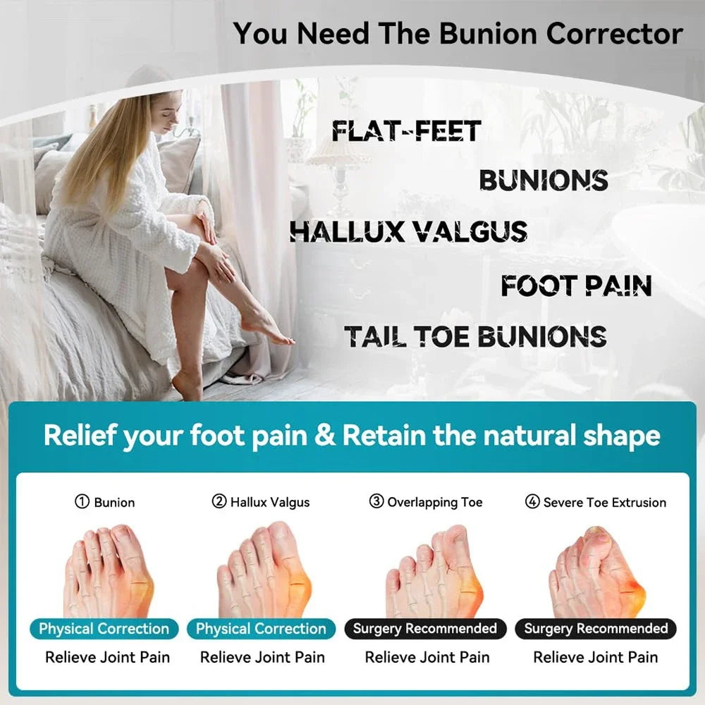 Adjustable Hallux Valgus Bunion Corrector