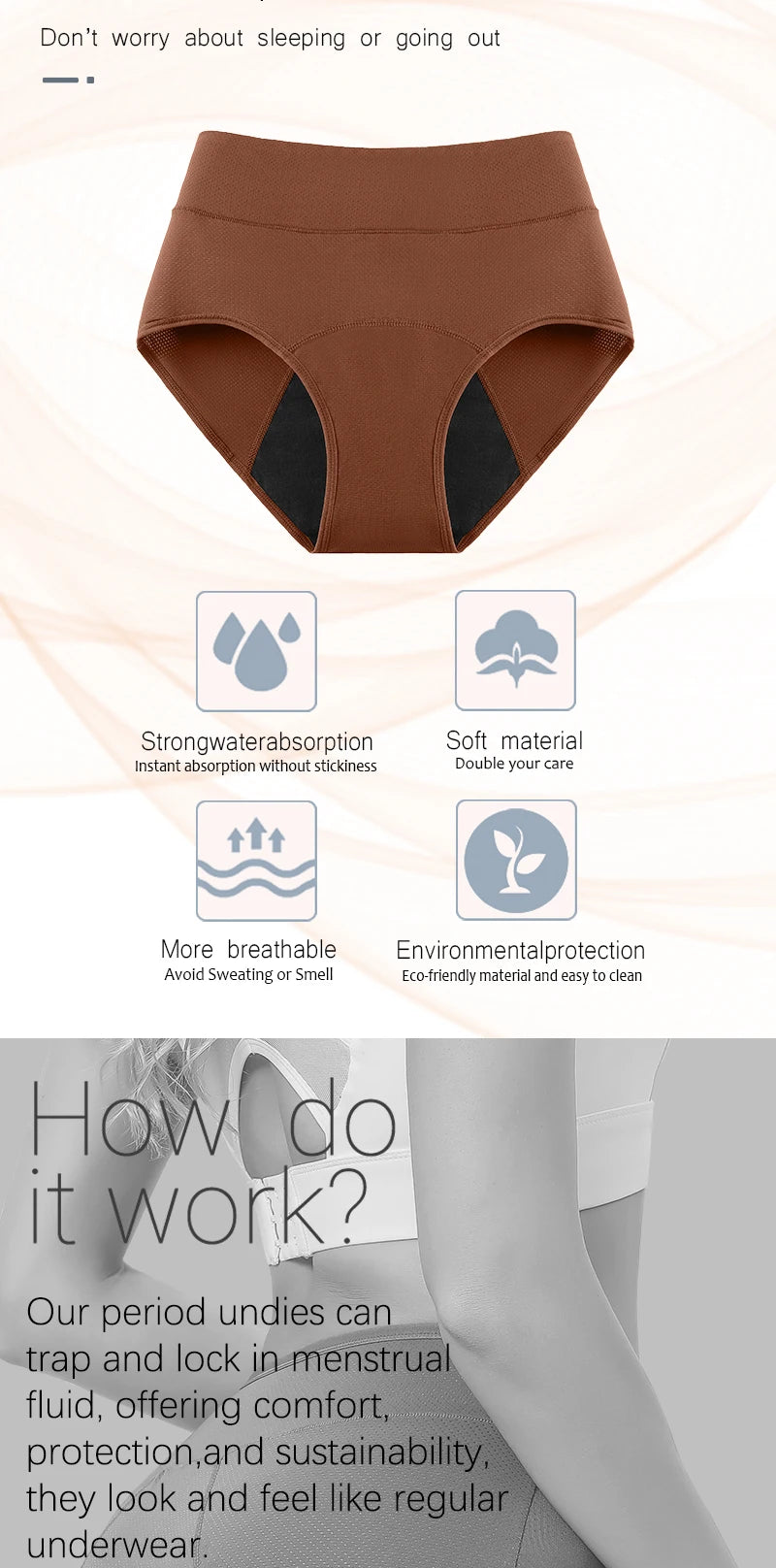 Reusable Period Underwear - Gentle Protection, Comfort & Confidence