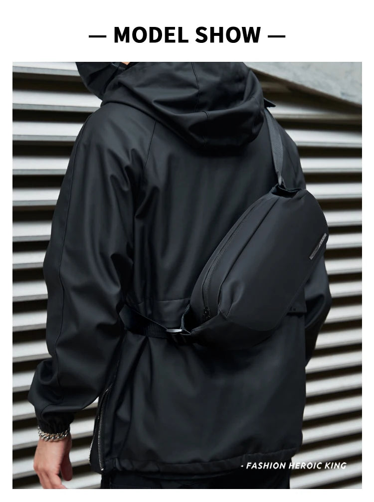 Premium Waterproof Crossbody Sling Bag with Magnetic Buckle