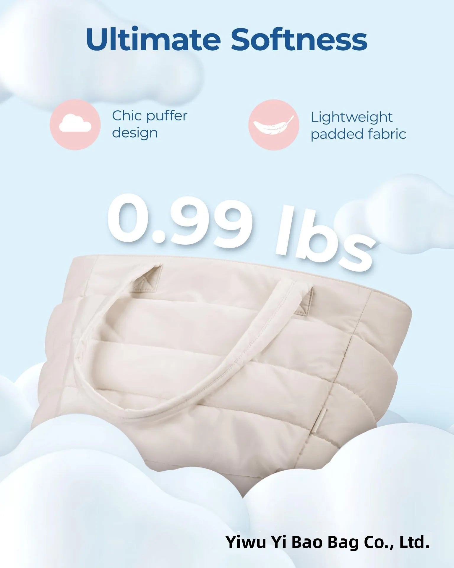 Soft Quilted Everyday Tote