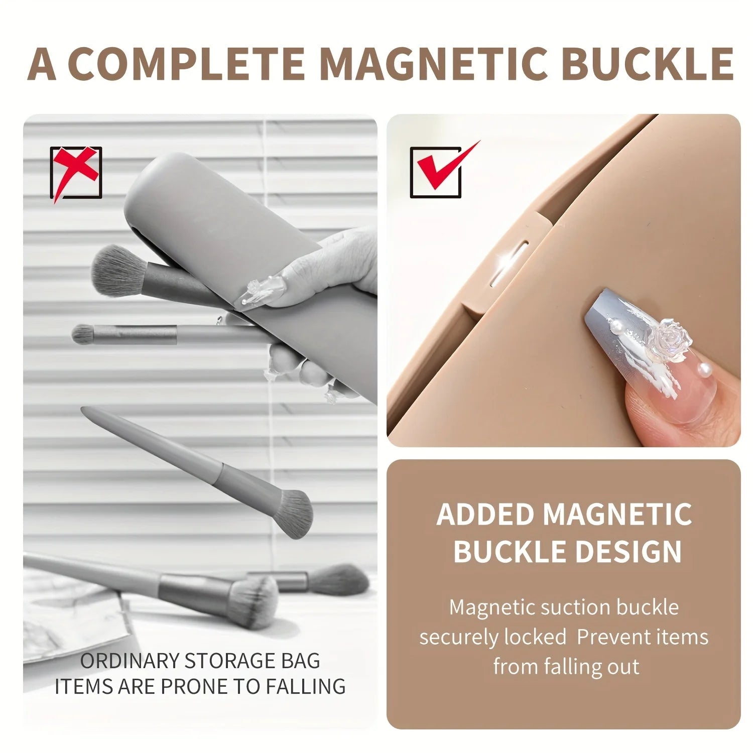 Magnetic Dust-Proof Brush Case
