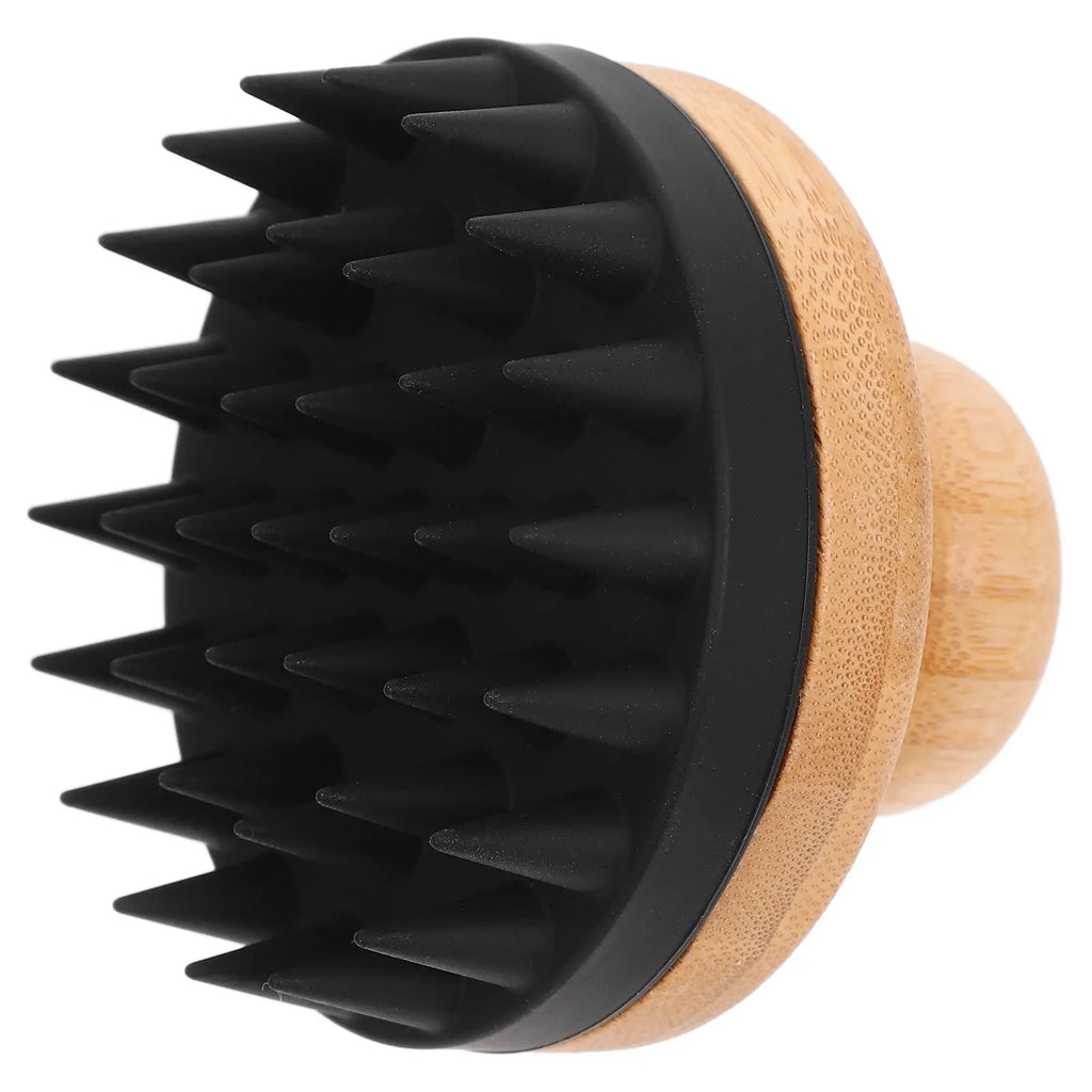 Bamboo Scalp Massager & Gentle Shampoo Brush
