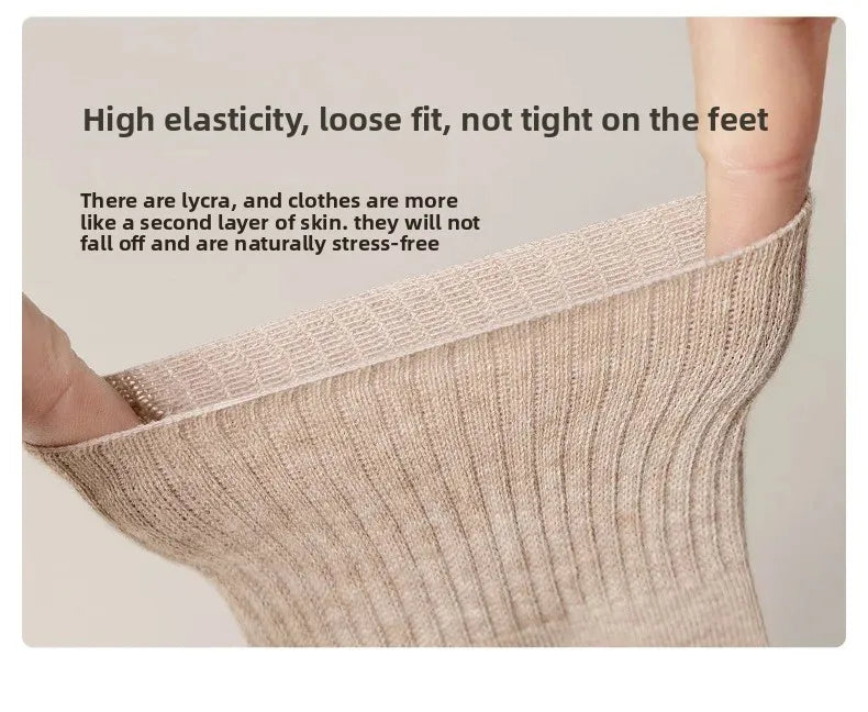 Crack-Resistant Pure Cotton Socks