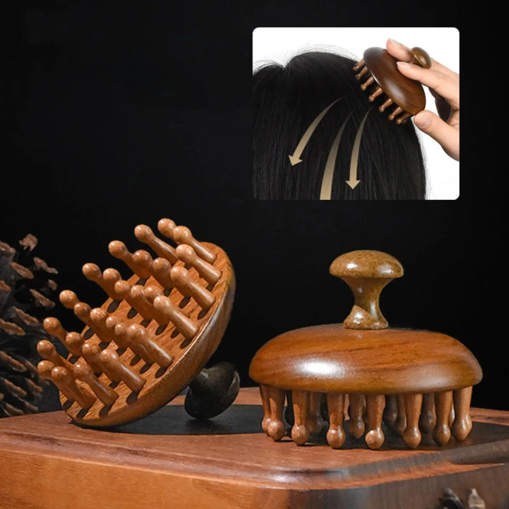 Sandalwood Scalp& Lymphatic Massage Comb