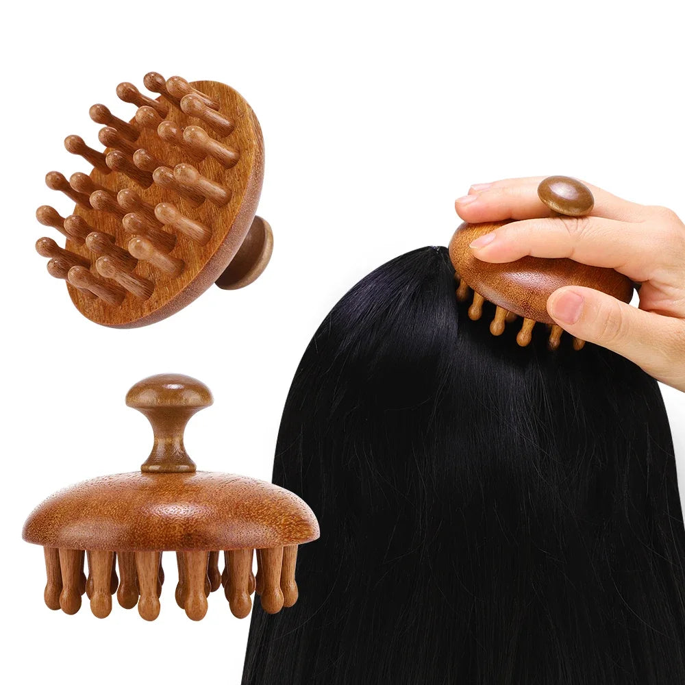 Sandalwood Scalp& Lymphatic Massage Comb