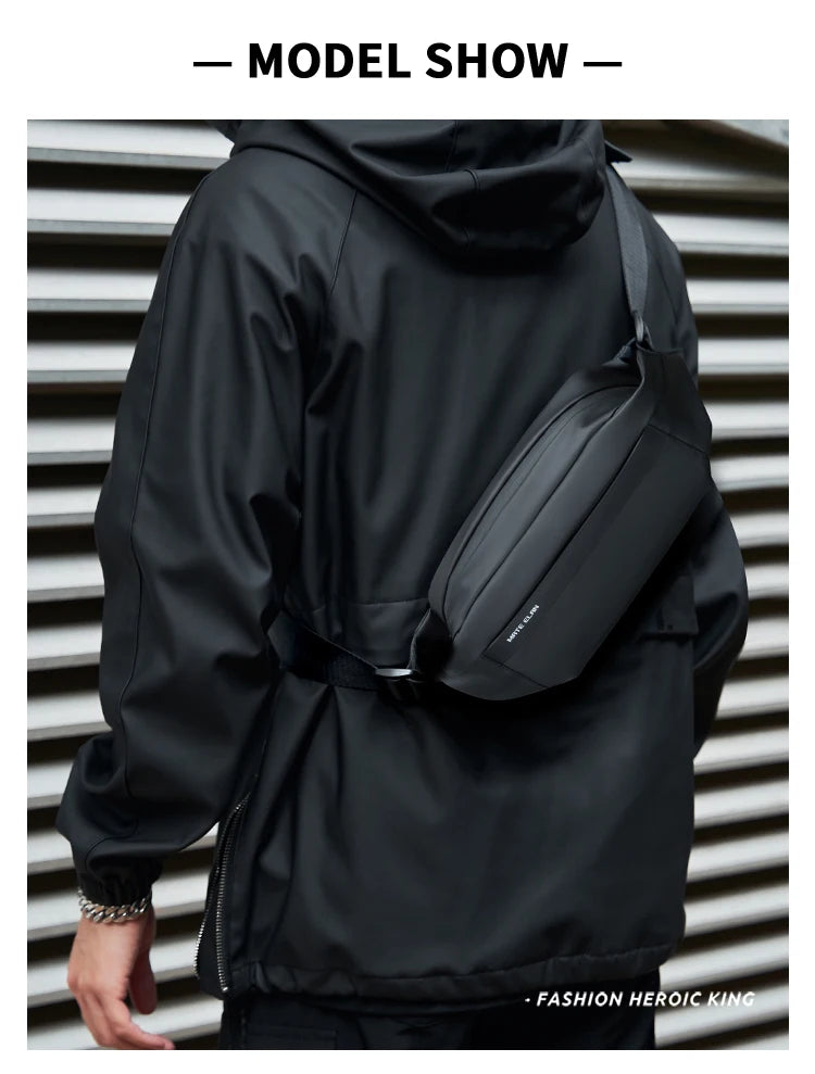 Premium Waterproof Crossbody Sling Bag with Magnetic Buckle