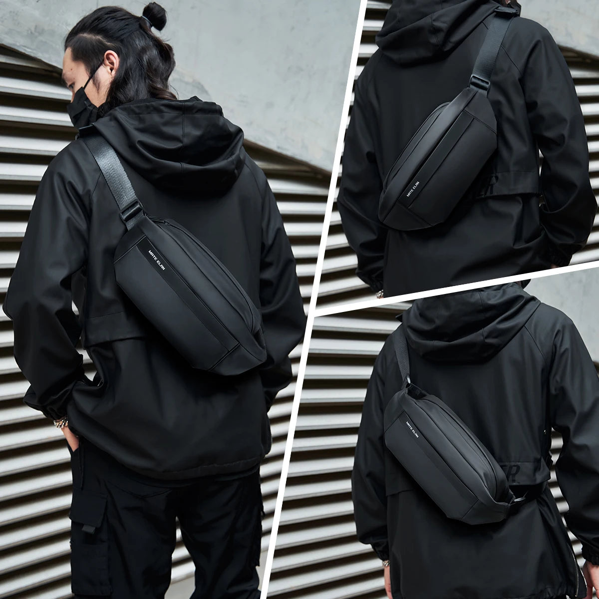 Premium Waterproof Crossbody Sling Bag with Magnetic Buckle