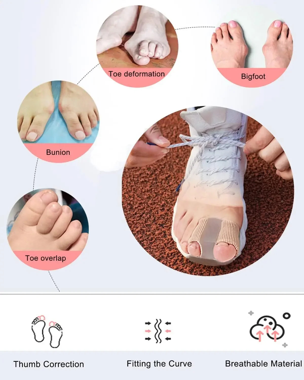 Adjustable Hallux Valgus Bunion Corrector