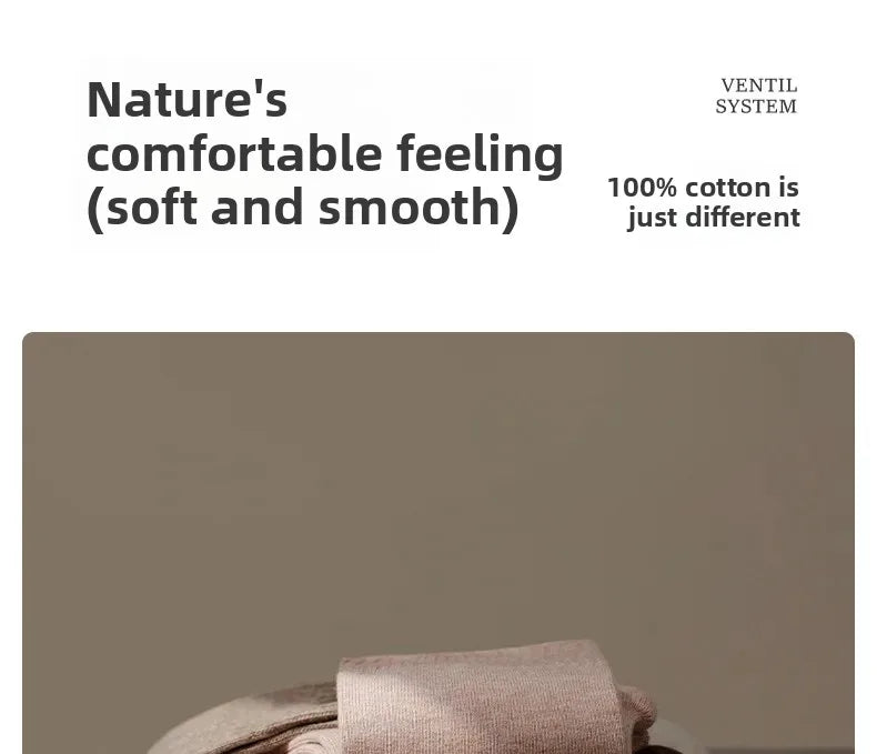 Crack-Resistant Pure Cotton Socks