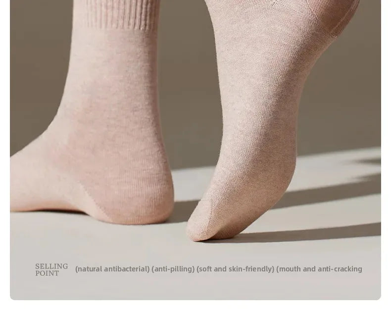 Crack-Resistant Pure Cotton Socks