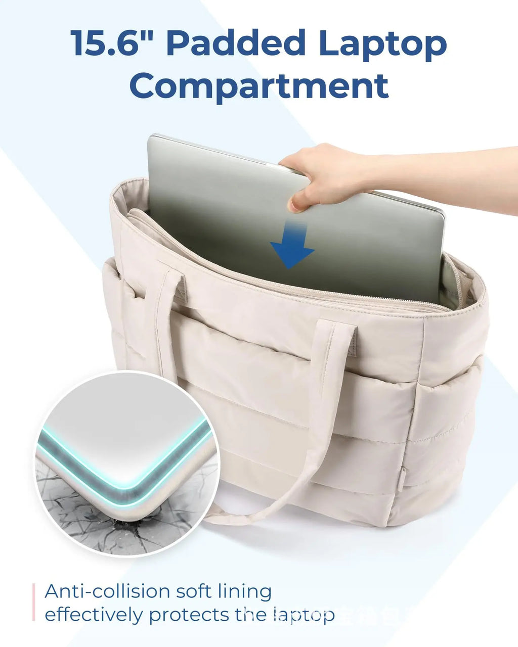 Soft Quilted Everyday Tote