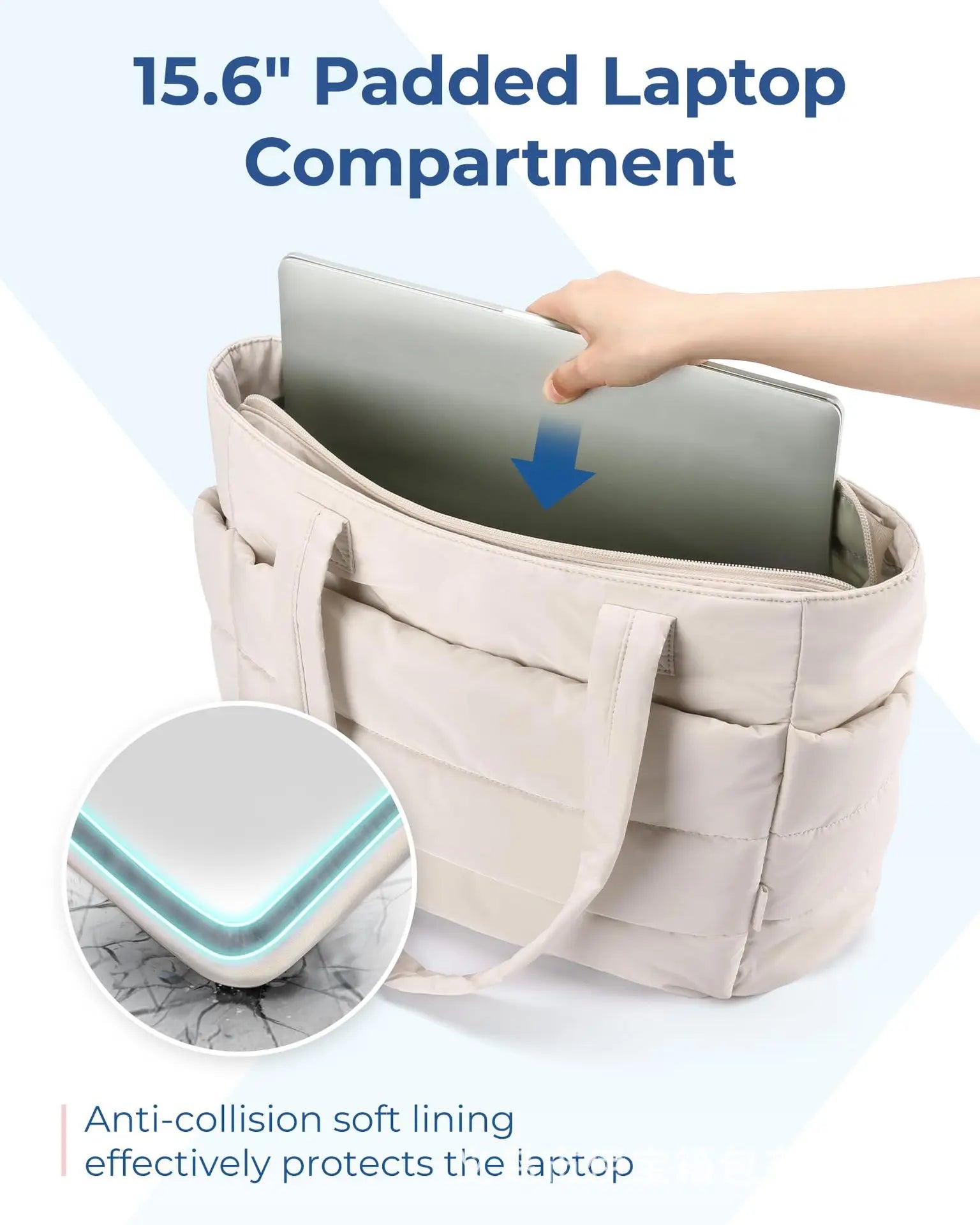 Soft Quilted Everyday Tote