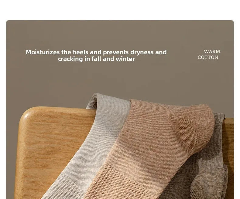 Crack-Resistant Pure Cotton Socks