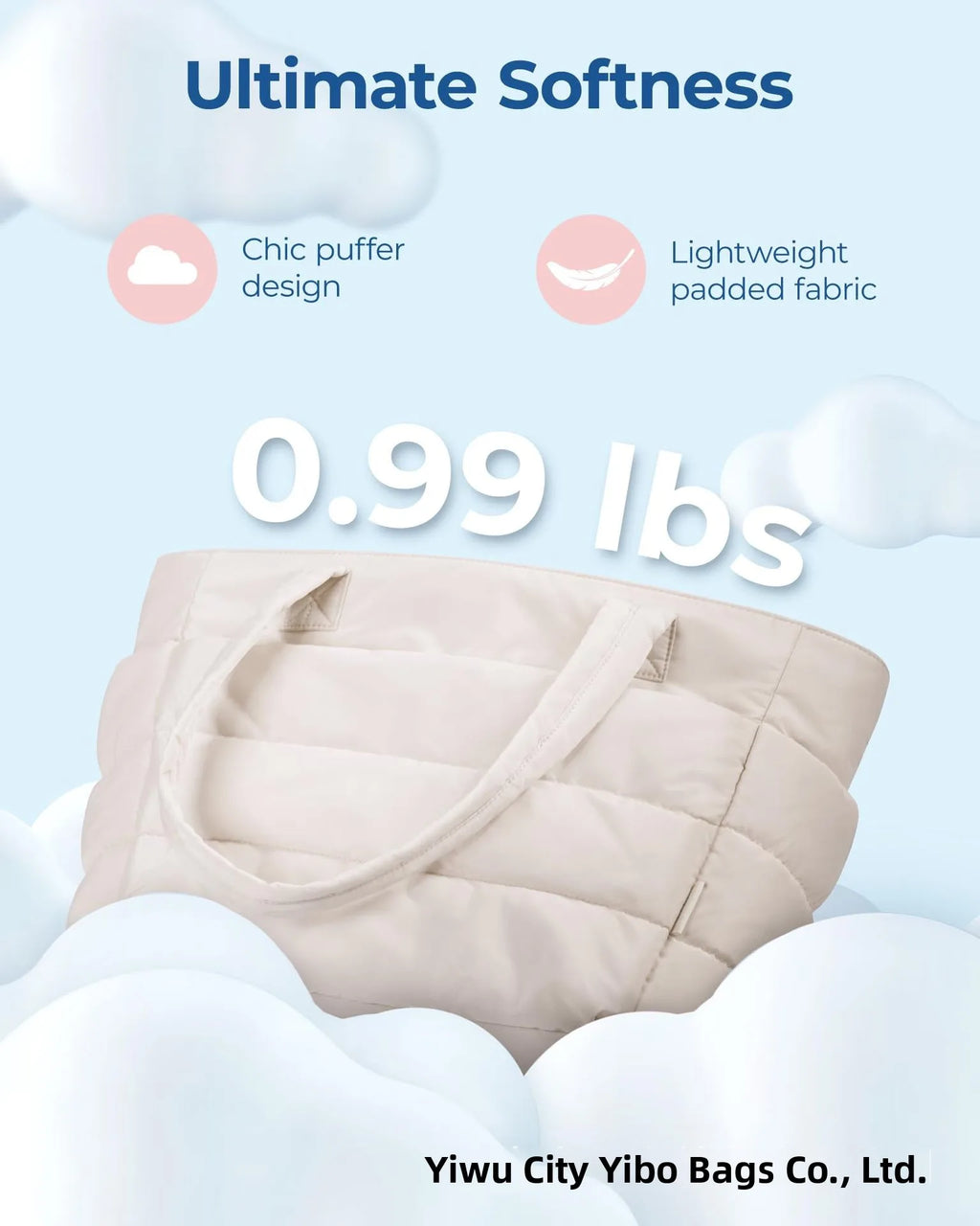 Soft Quilted Everyday Tote