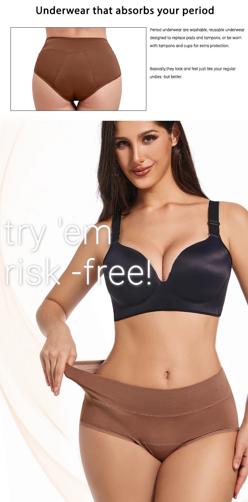 Reusable Period Underwear - Gentle Protection, Comfort & Confidence